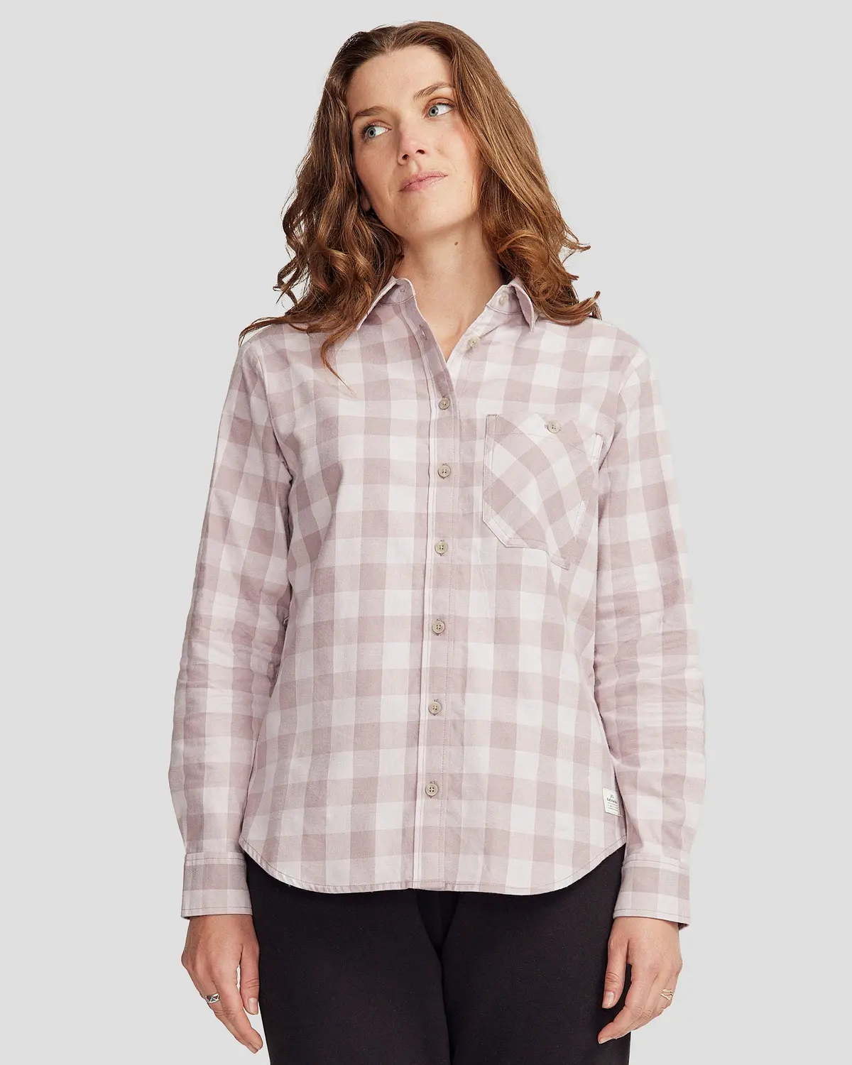 Women's Fyfe L/S Shirt - Thistle Gingham 1