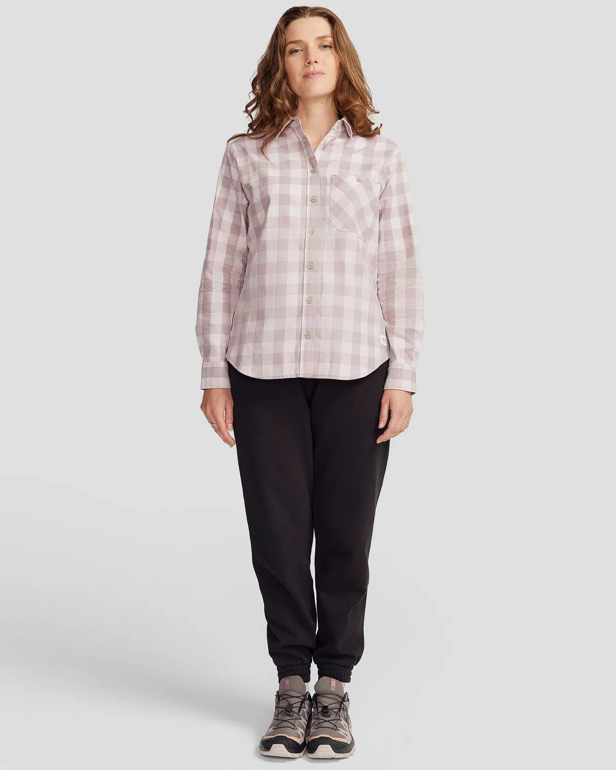 Women's Fyfe L/S Shirt - Thistle Gingham 2