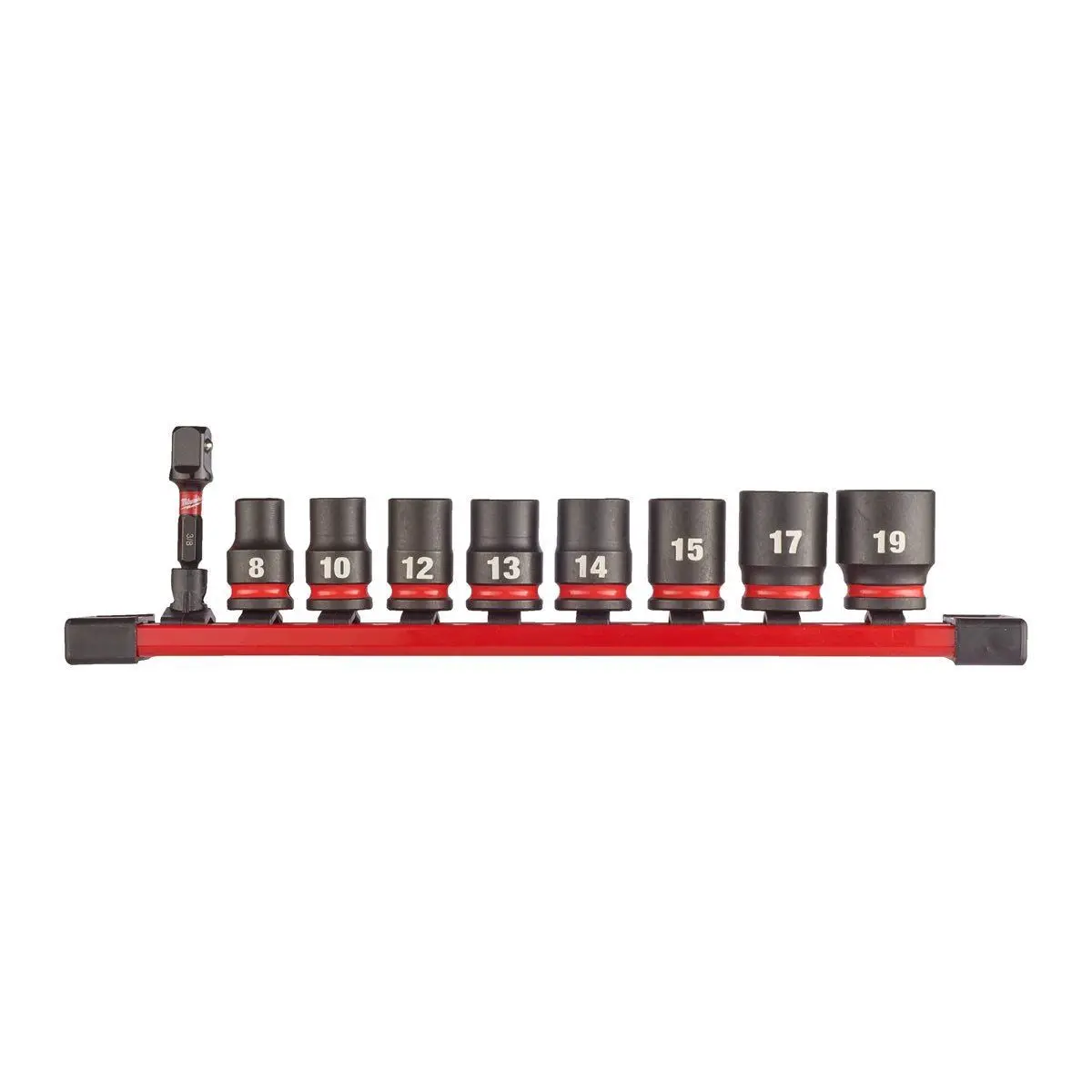 Milwaukee Shockwave 3/8" Impact Socket Set 9 Piece 4932480454 1