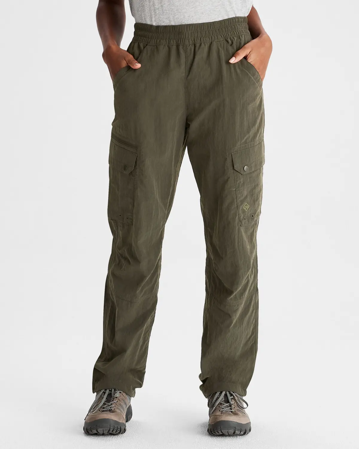 Women's Evry-Day Cargo Pants - Dark Moss 1