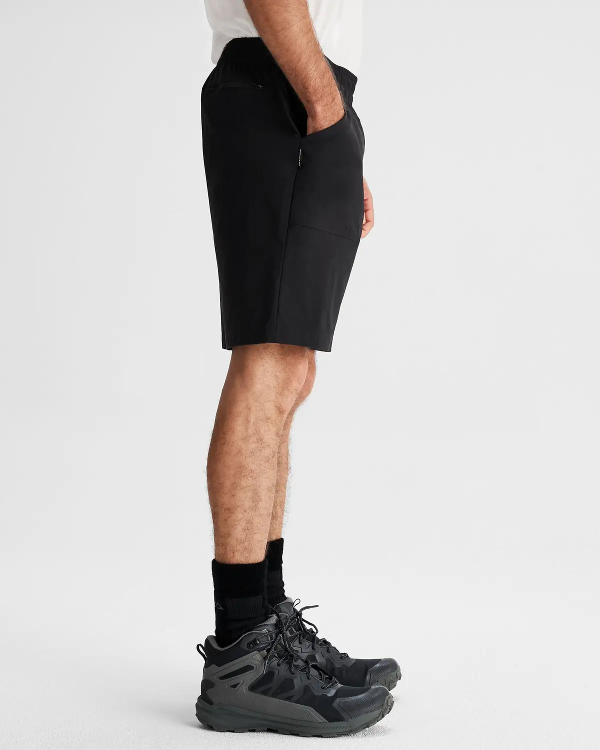 Men's Miro Pull On 8" Shorts - Black Stingray 3