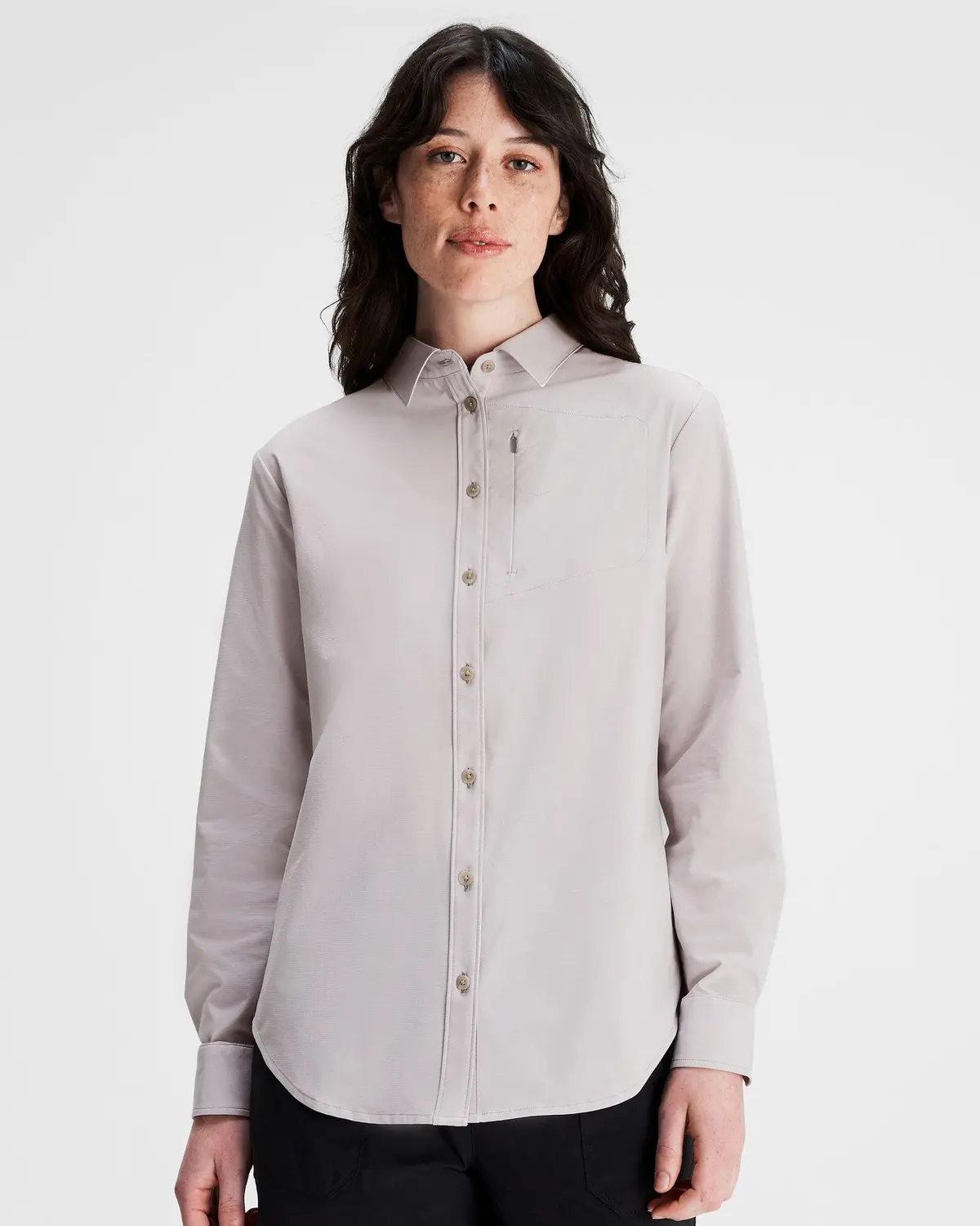 Women's Sun Breaker Long Sleeve Shirt - Dove 1