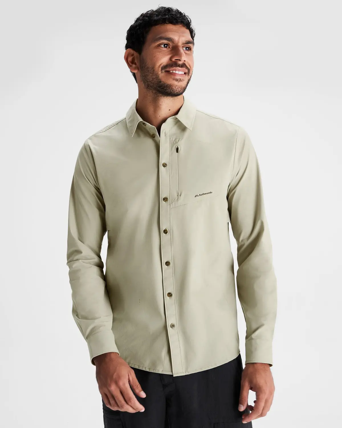 Men's Sun Breaker Long Sleeve Shirt - Light Beech 1