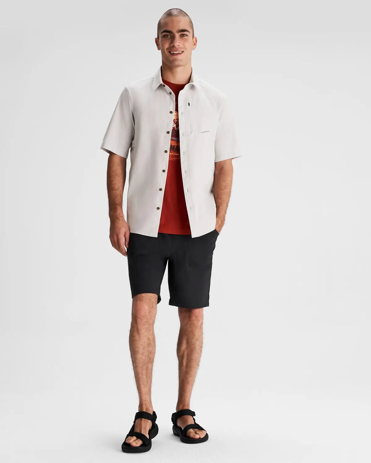 Men's Sun Breaker Short Sleeve Shirt - Mist 2