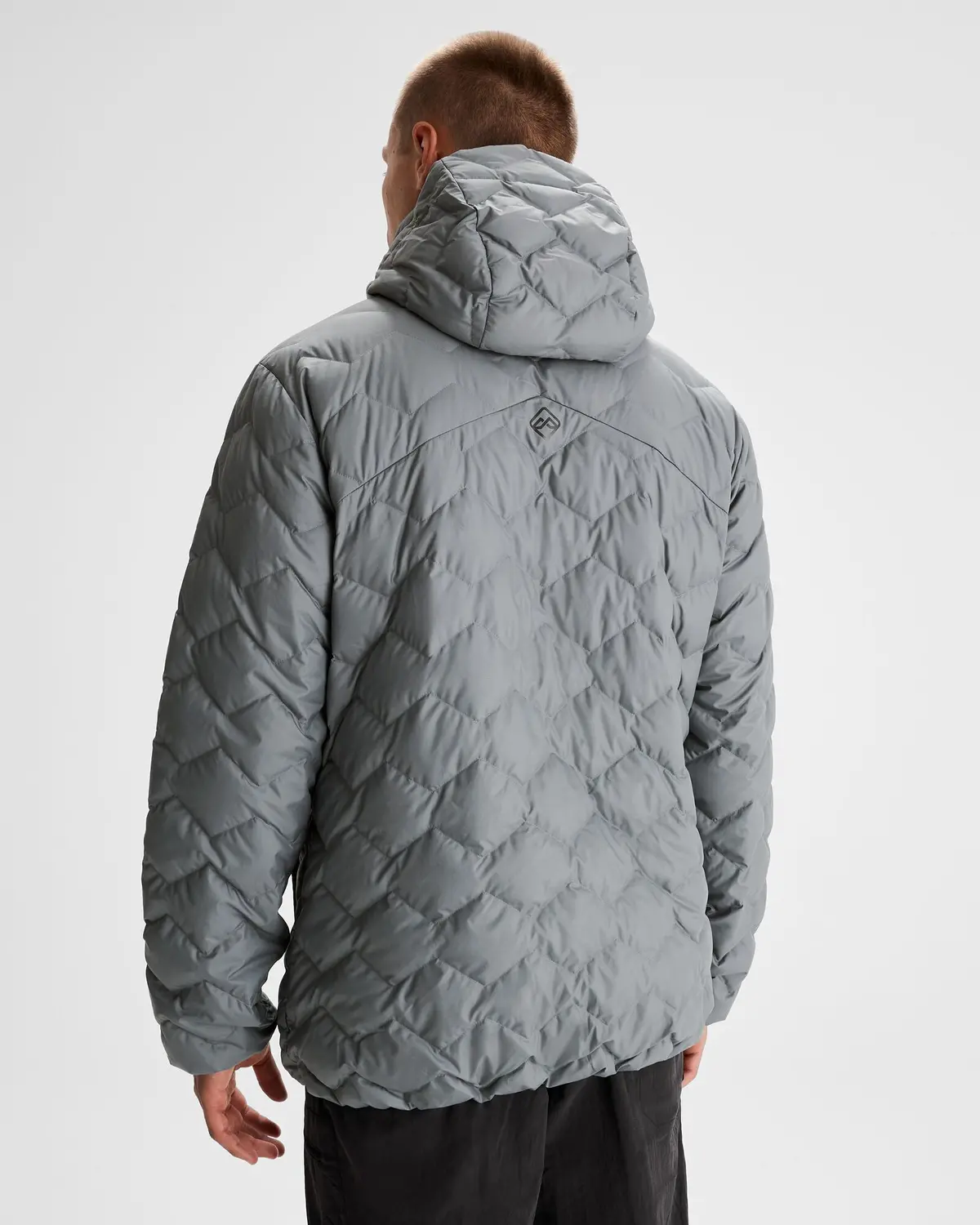 Men's Any Time Down Hooded Parka Jacket  - Moon 3