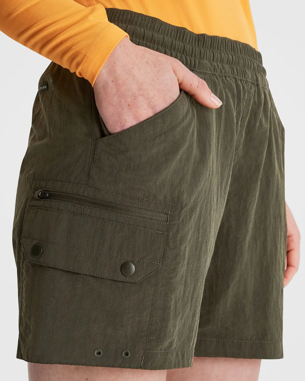 Women's Evry-Day Cargo Shorts - Dark Moss 4