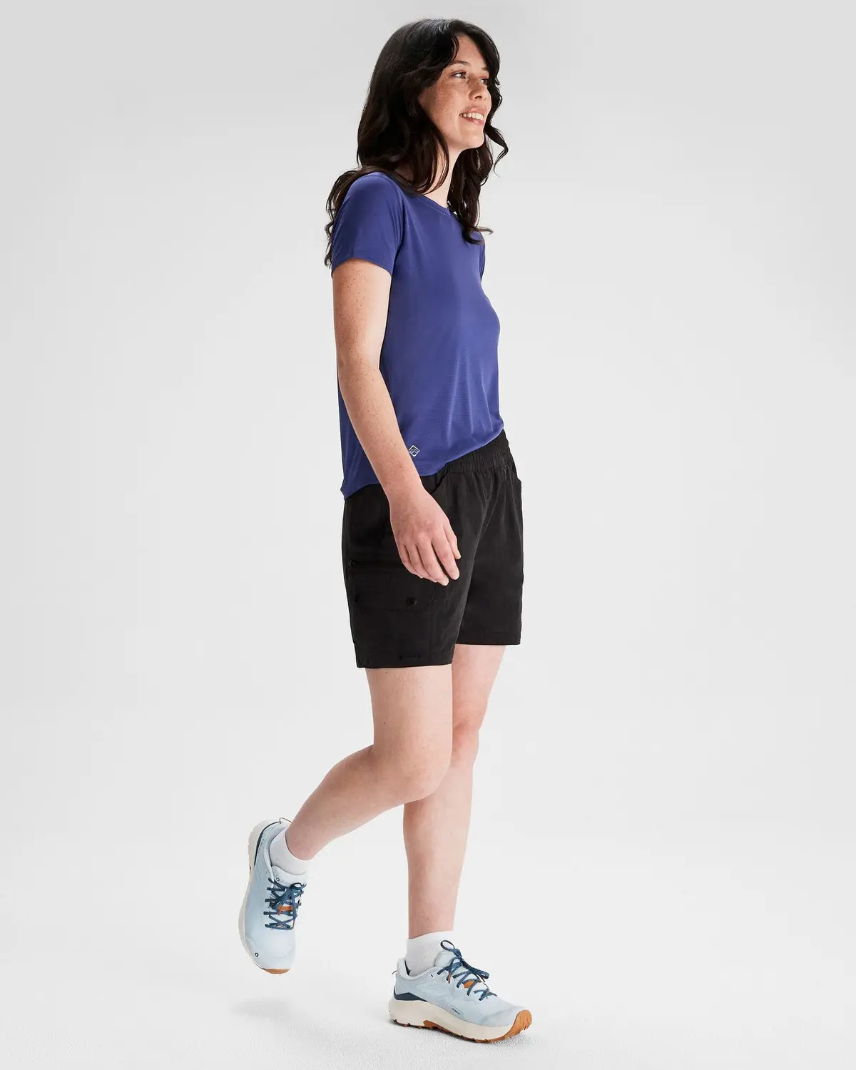 Women's Evry-Day Cargo Shorts - Black 2
