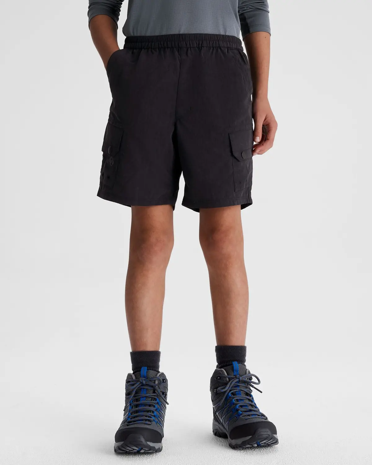 Boys' Evry-Day Cargo Shorts - Black 1