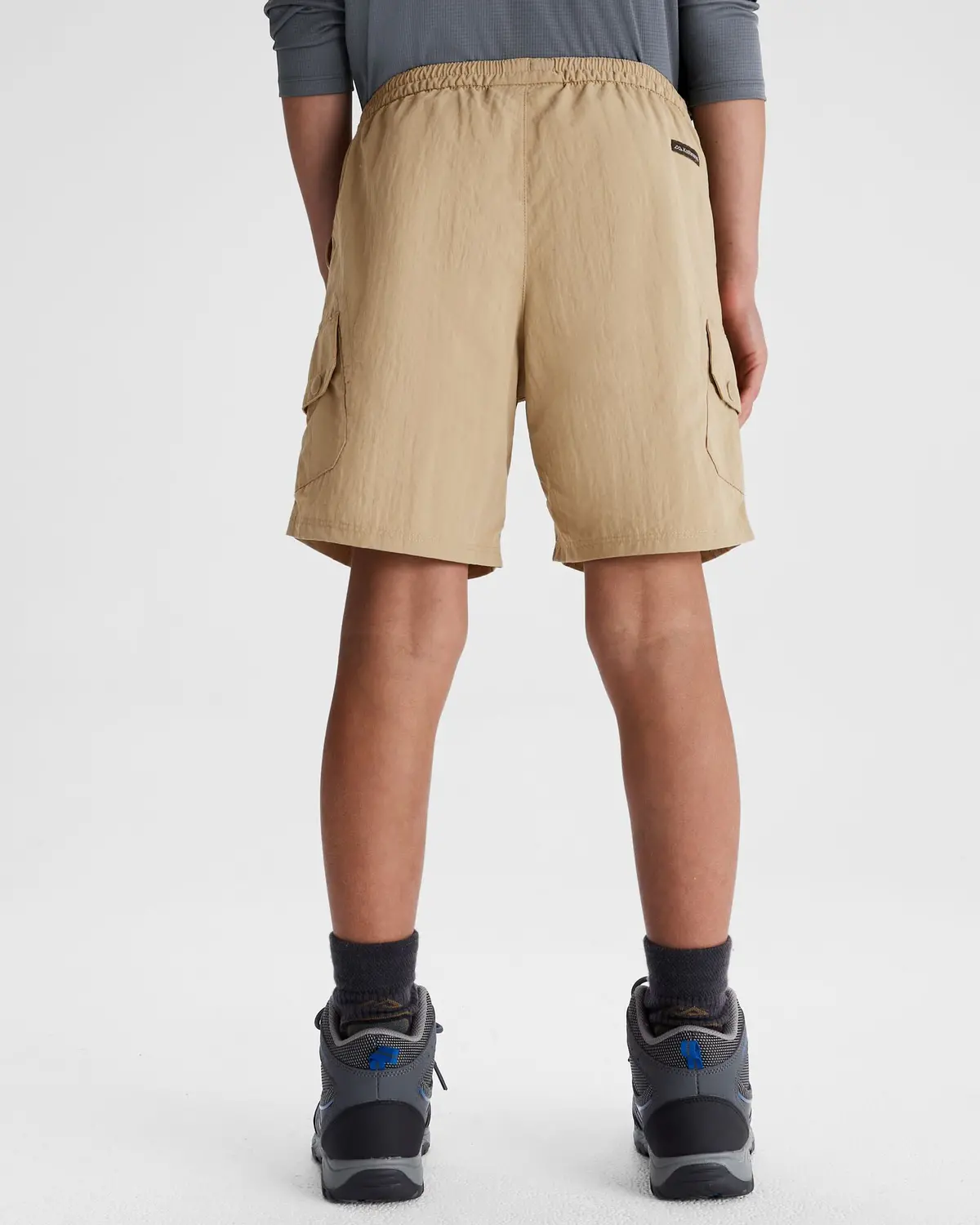 Boys' Evry-Day Cargo Shorts - Olive Grey 3