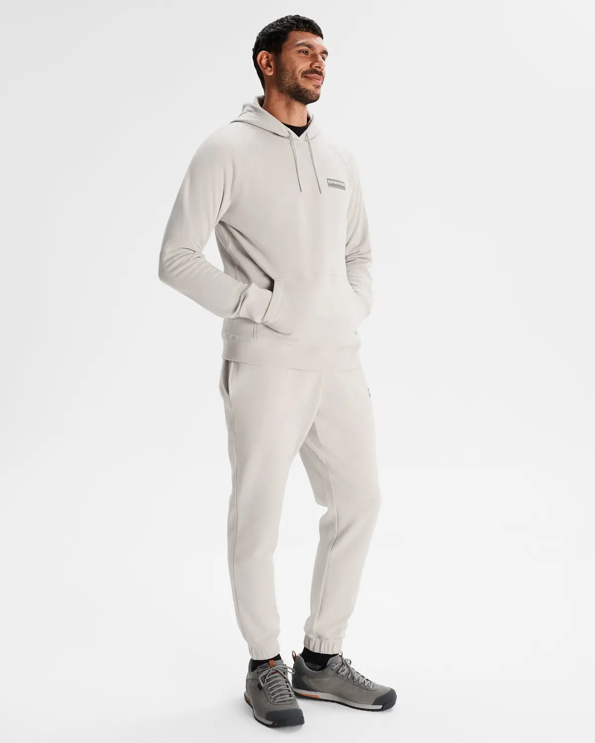 Men's Heritage Logo Lt Bb Hoodie  - Mist 2