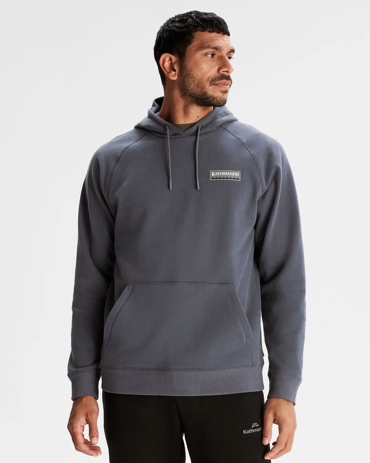 Men's Heritage Logo Lt Bb Hoodie  - Mid Navy 1