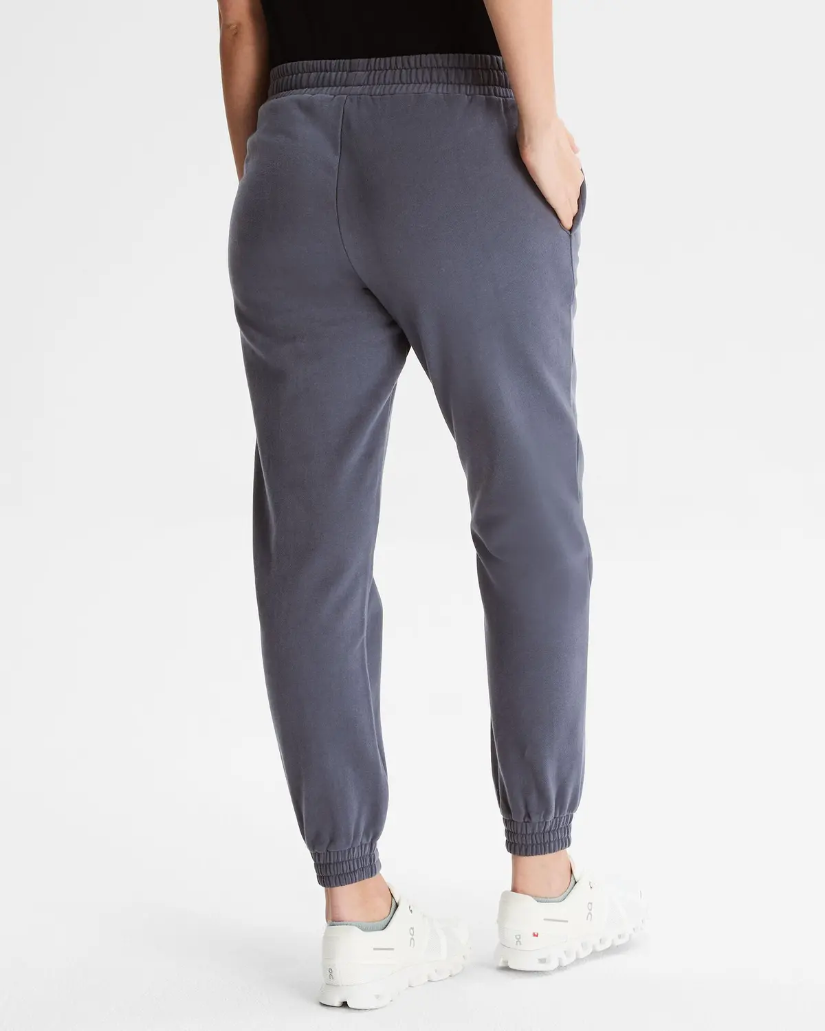 Women's Heritage Logo Slouchy Lt Bb Jogger Pants - Mid Navy 3