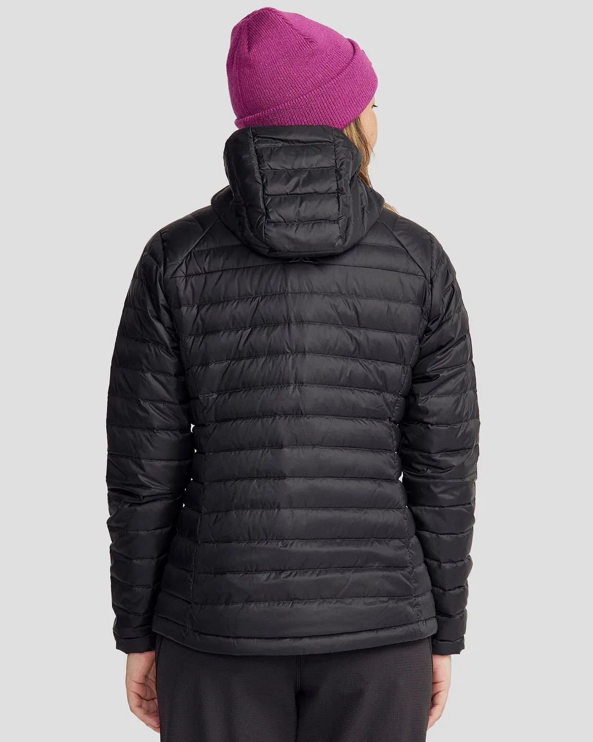 Women's Heli Down Hooded Jacket 3.0 - Black Stingray 4