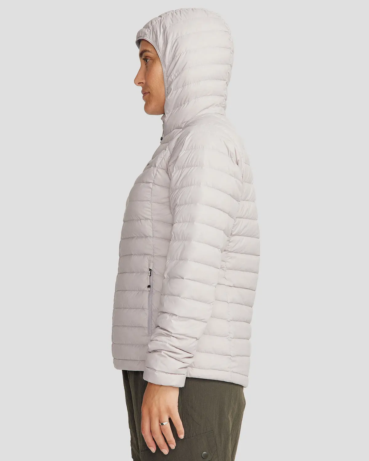 Women's Heli Down Hooded Jacket V3 - Dove 3