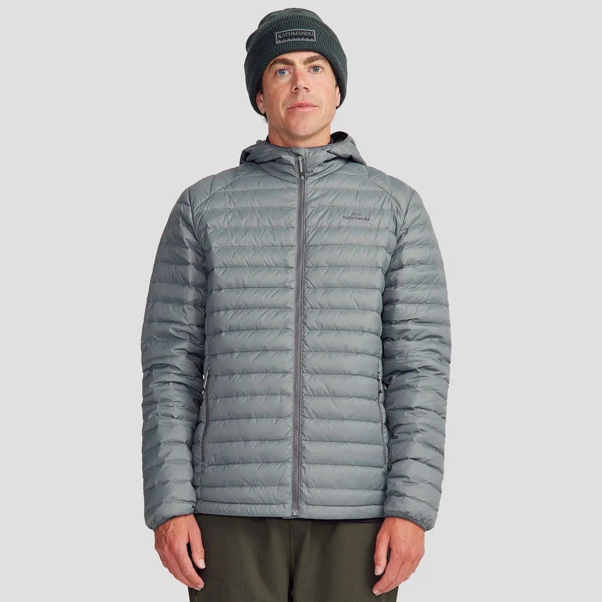 Men's Heli Down Hooded Jacket V3 - Moon 1