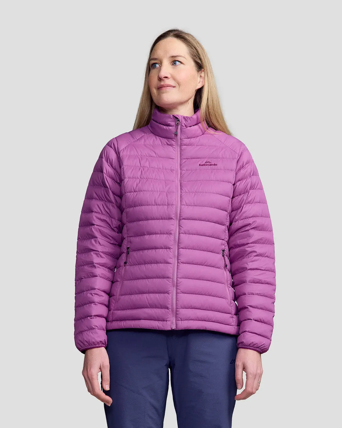 Women's Heli Down Jacket V4 - Washed Berry 1