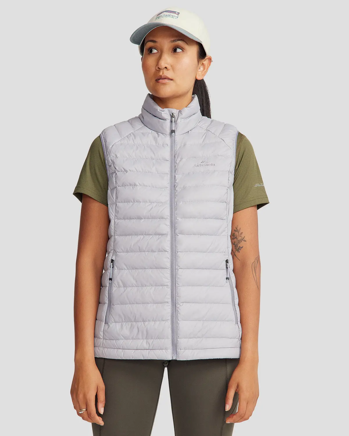 Women's Heli Down Vest V2 - Light Haze 1