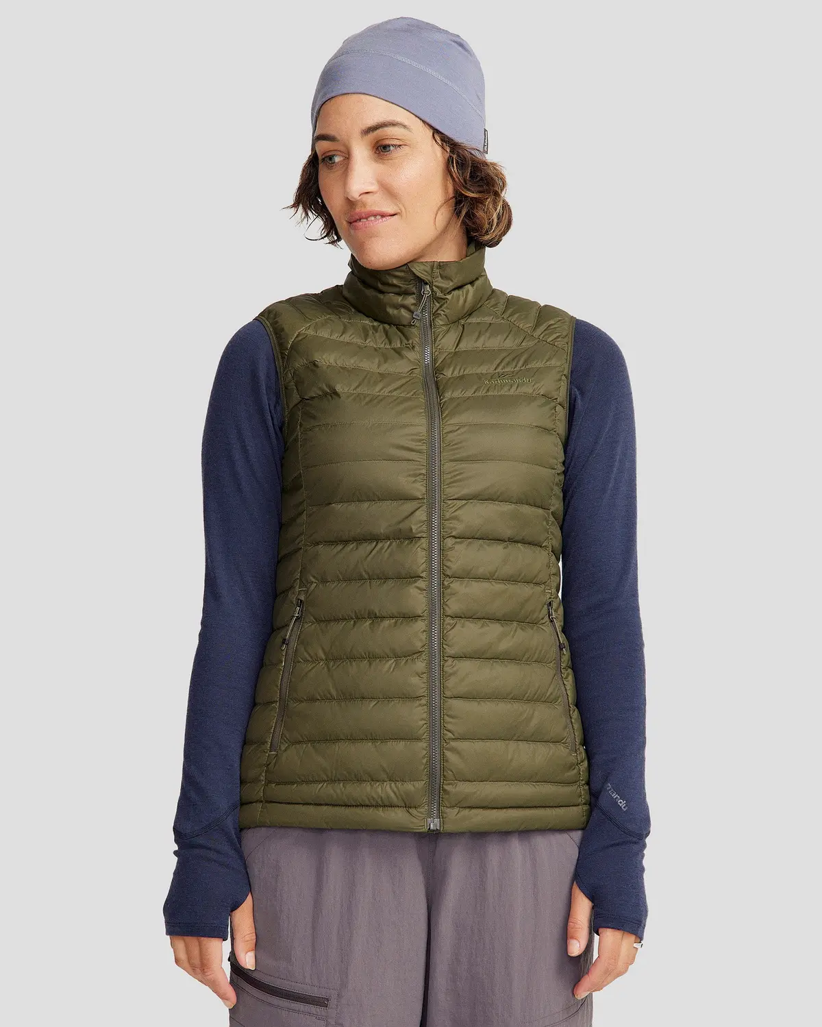 Women's Heli Down Vest 2.0 - Light Moss 1