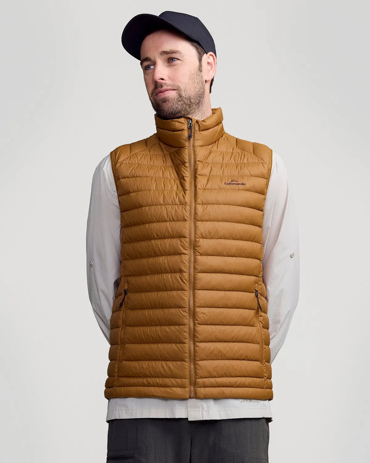 Men's Heli Down Vest V4 - Bark 1