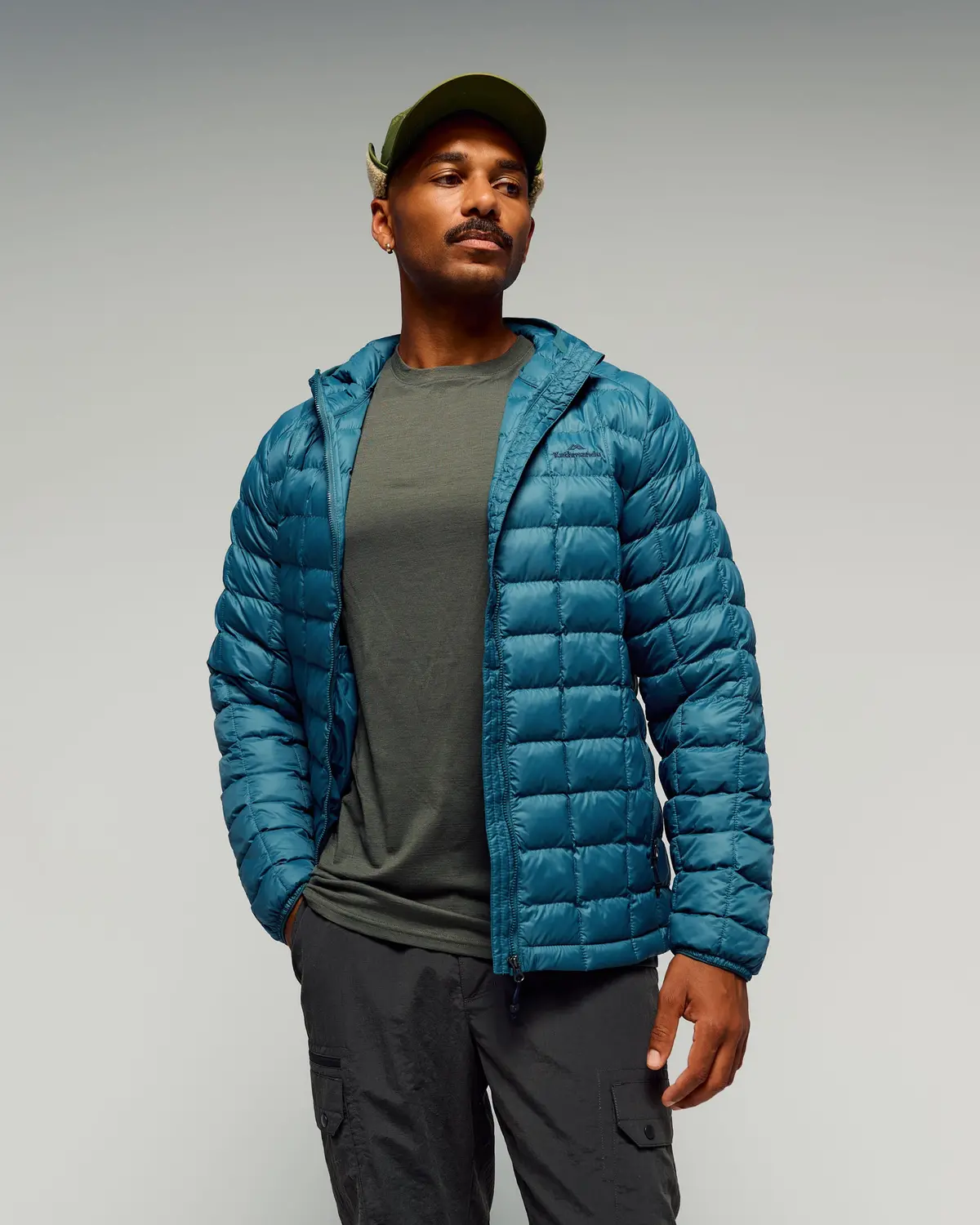 Men's Heli Insulated Hooded Jacket - Ocean 1