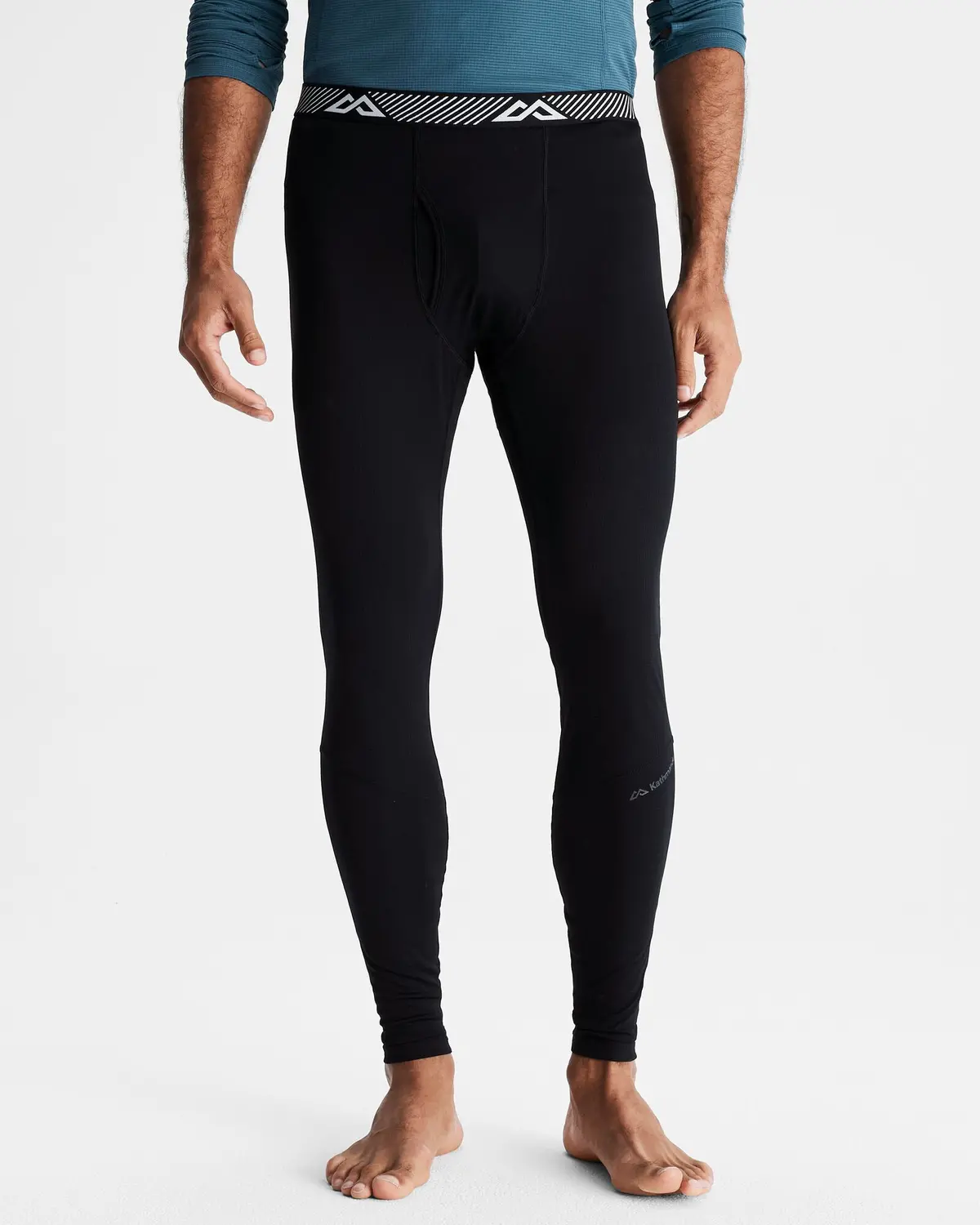 Men's Kmdaction Baselayer Long Johns - Black 1