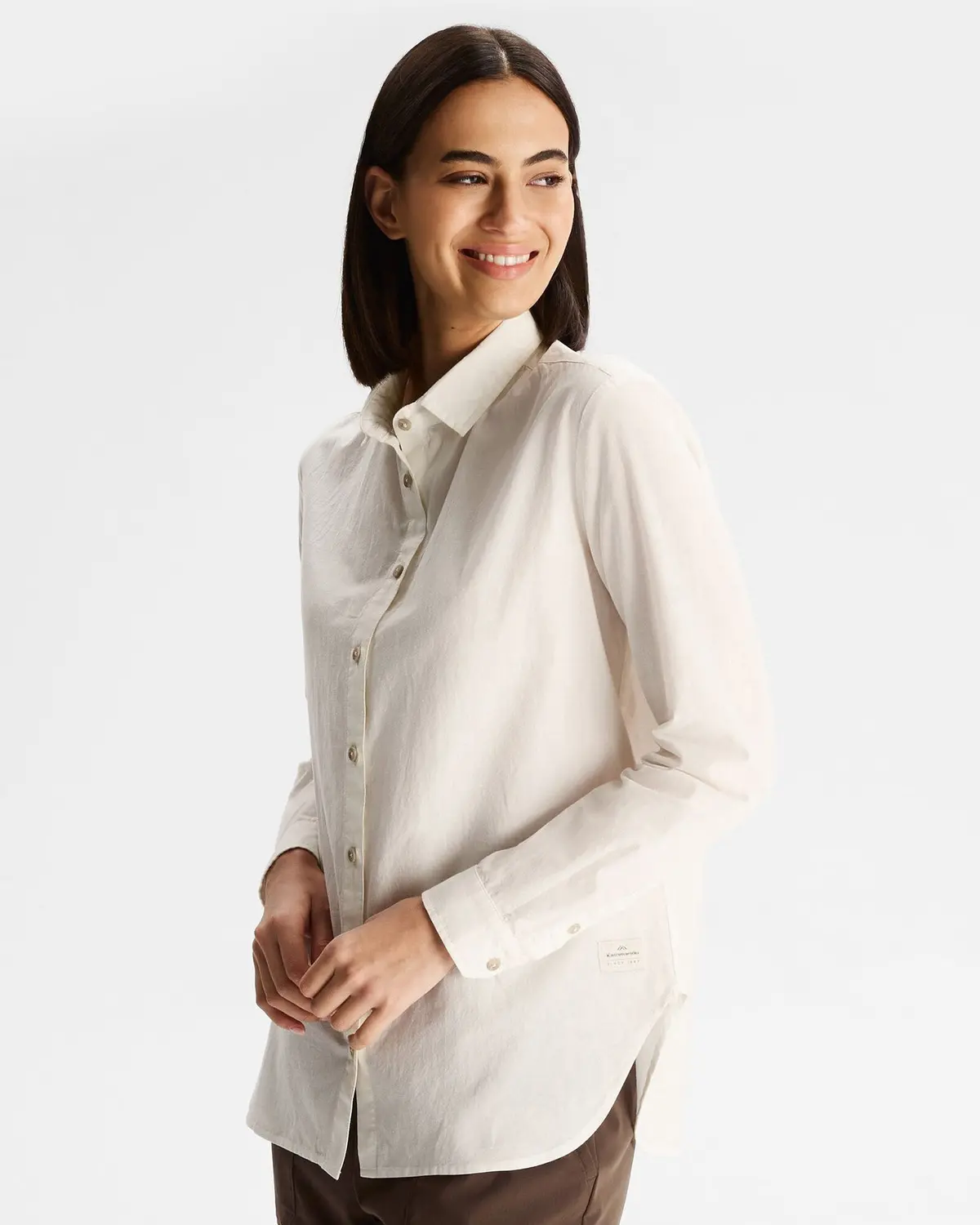 Women's Flaxton Lt Long Sleeve Shirt - White 3