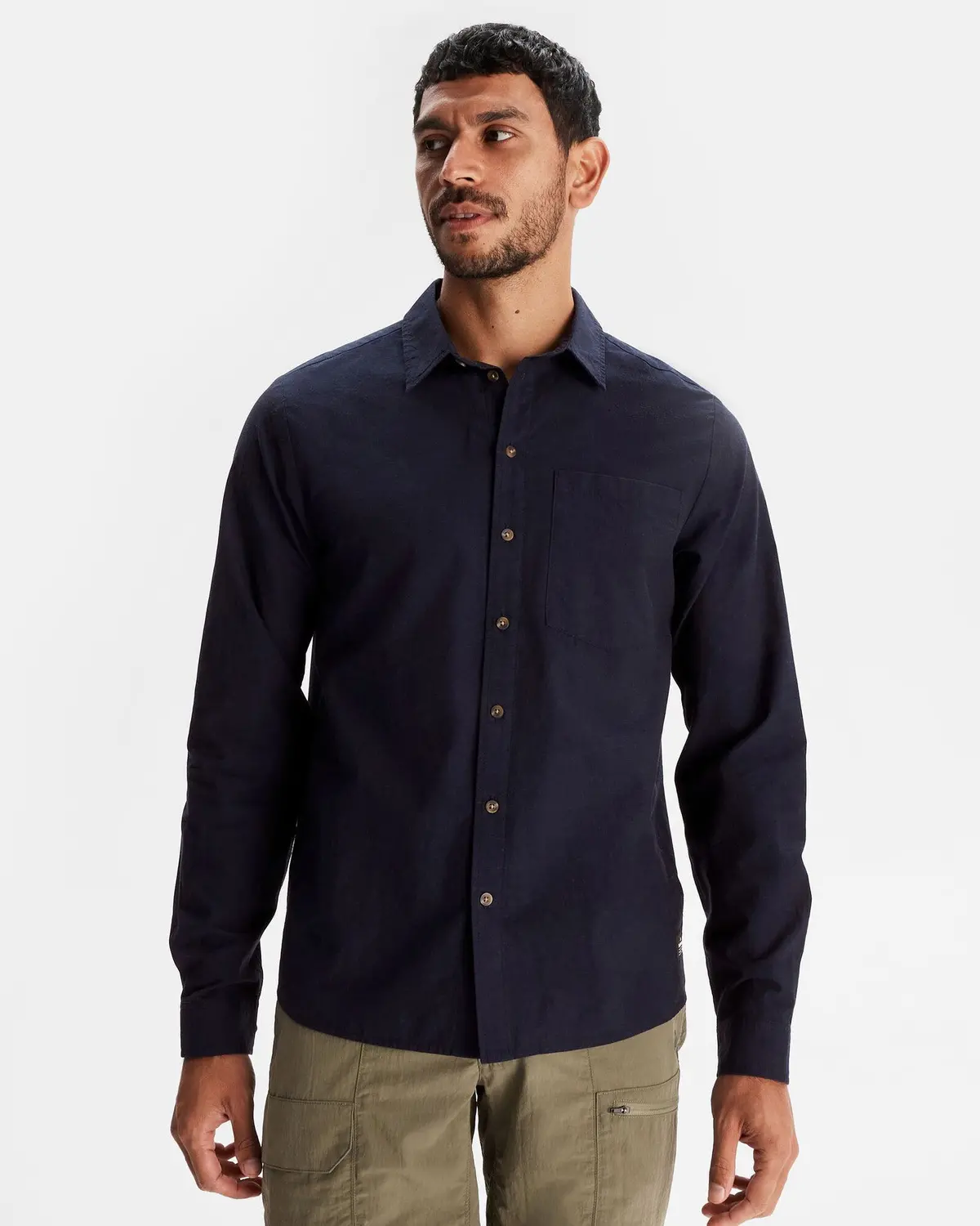Men's Flaxton Lt Long Sleeve Shirt - Pure Navy 1