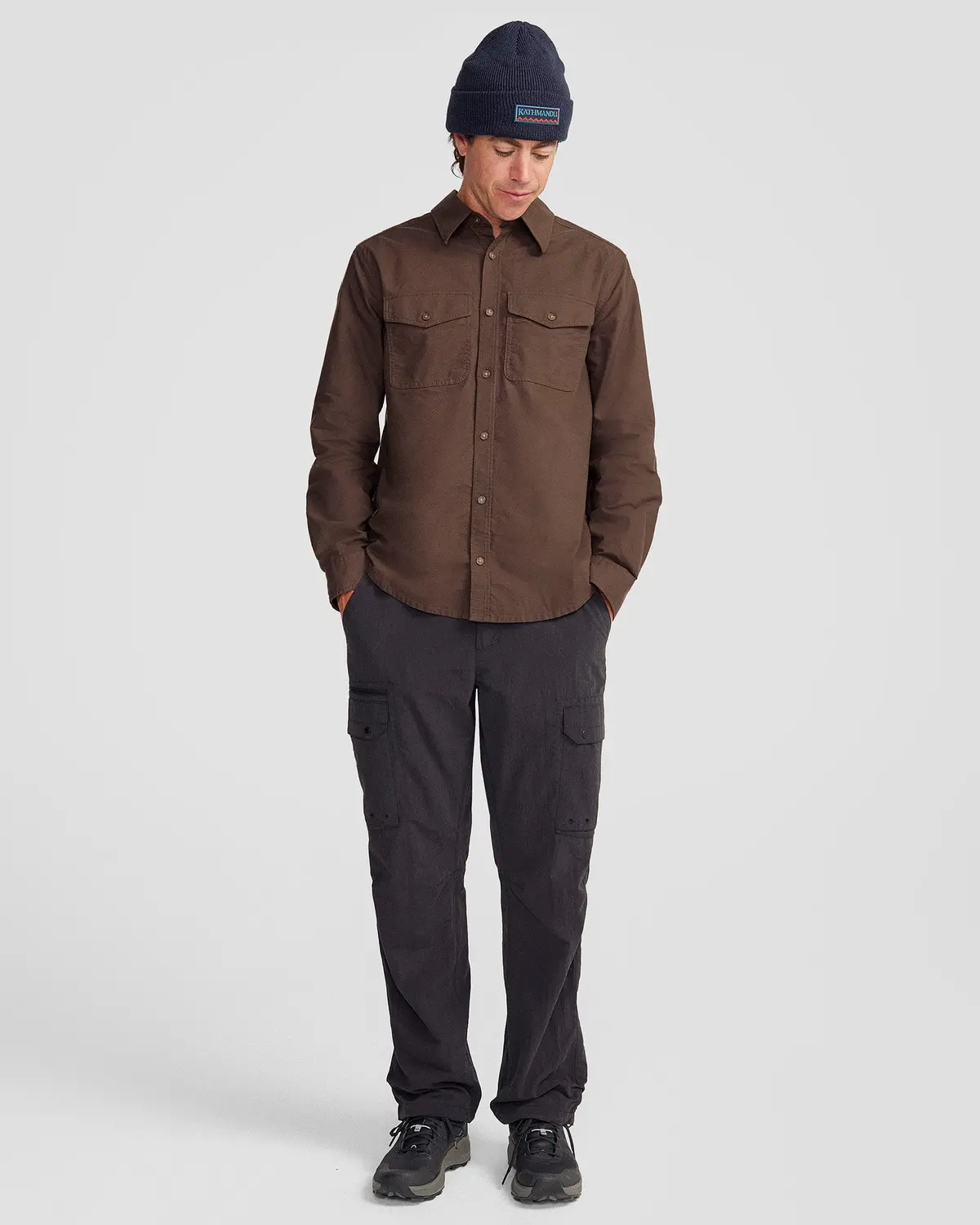 Vander Ht Men's Long Sleeve Shirt - Cold Brew 2
