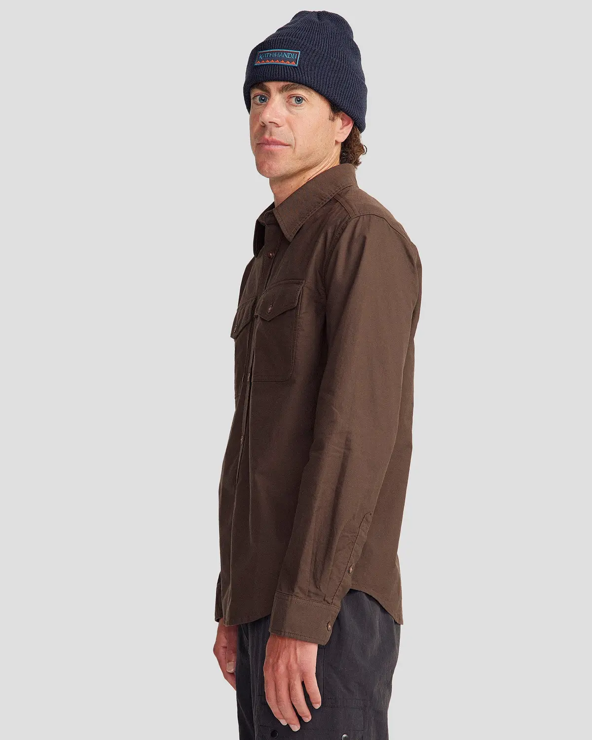 Vander Ht Men's Long Sleeve Shirt - Cold Brew 3