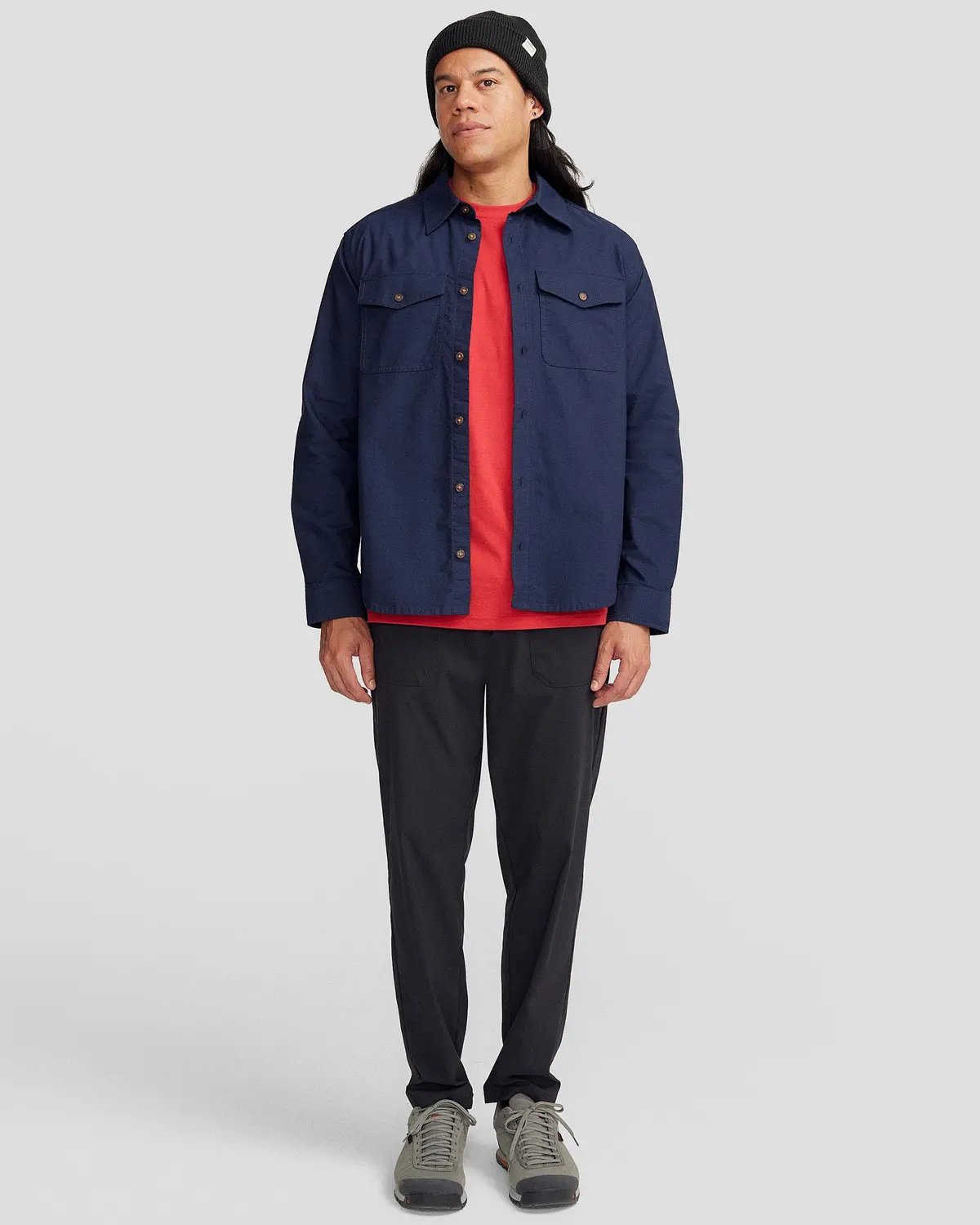 Vander Ht Men's Long Sleeve Shirt - Pure Navy 2