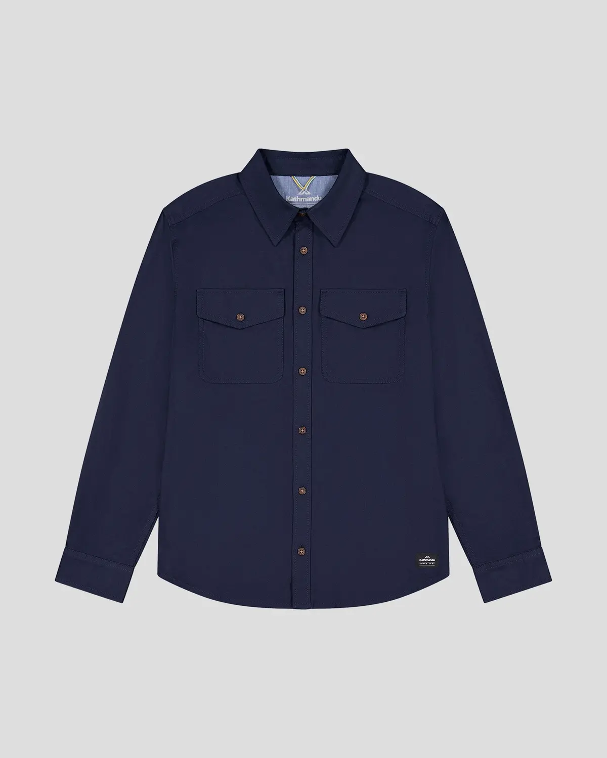 Vander Ht Men's Long Sleeve Shirt - Pure Navy 5