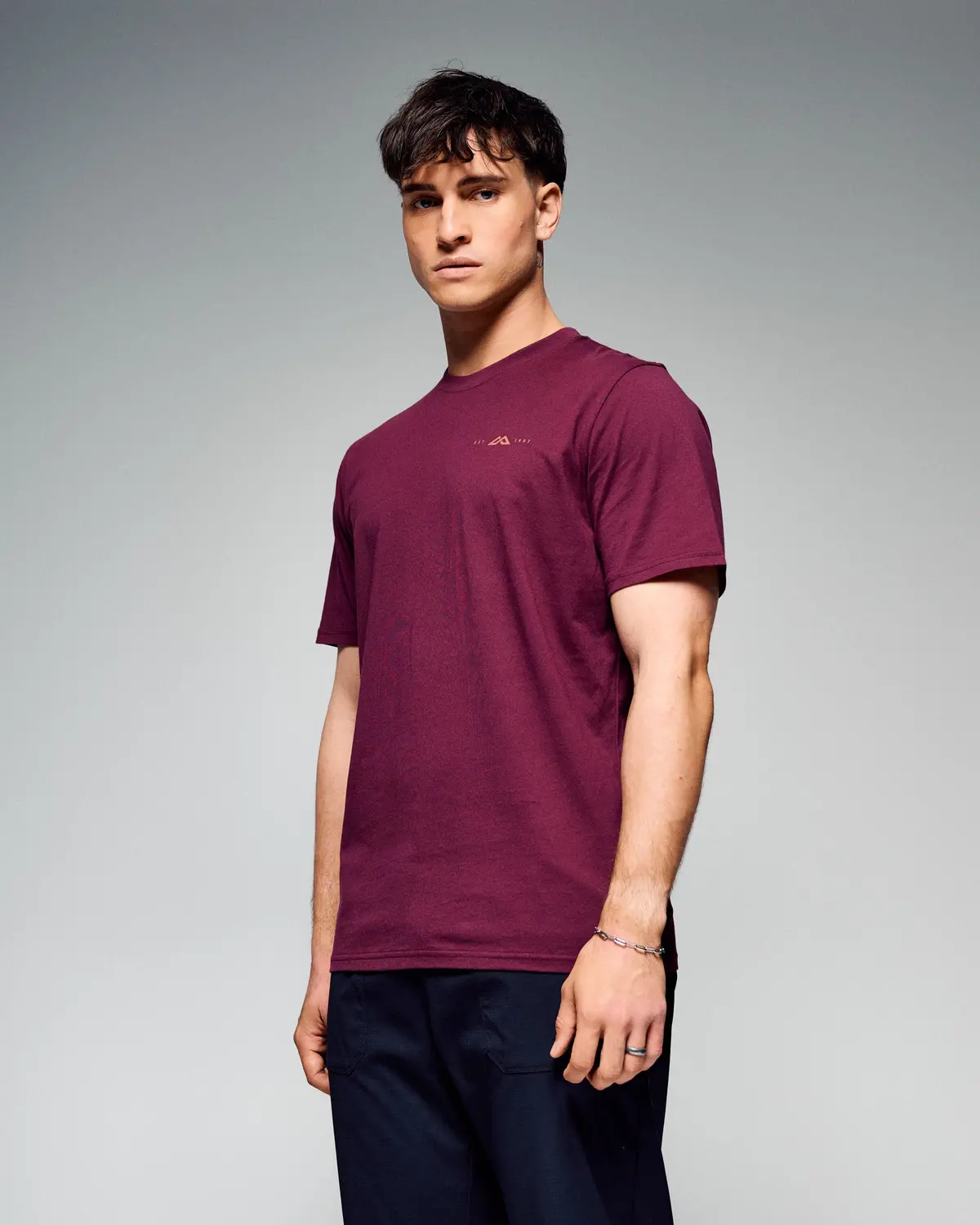 Men's 1987 Organic Cotton T-Shirt - Mulberry 2
