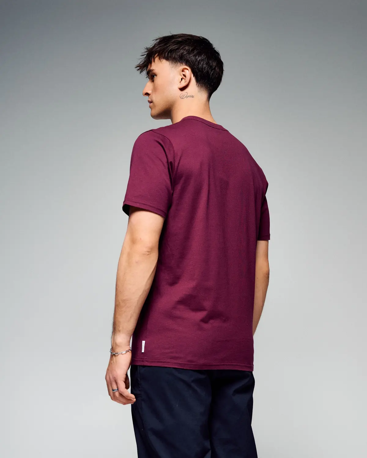 Men's 1987 Organic Cotton T-Shirt - Mulberry 4