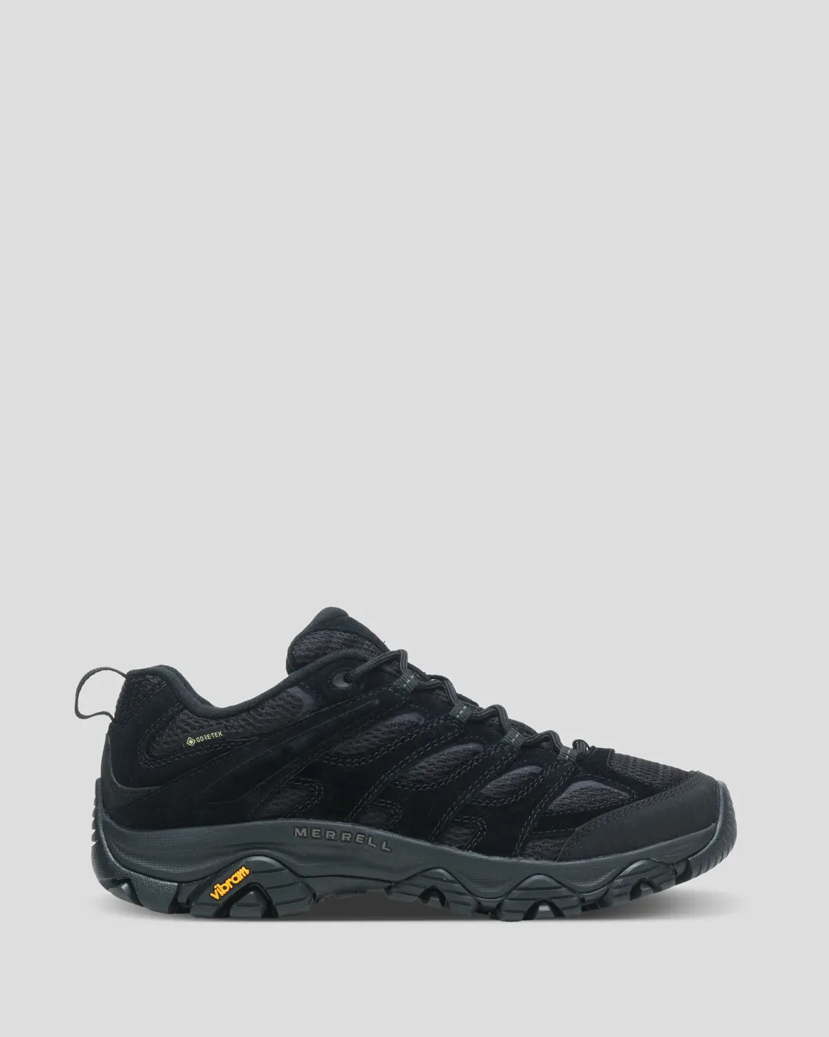 Men's Merrell Moab 3 Waterproof Hiking Shoe - Black/Black 1