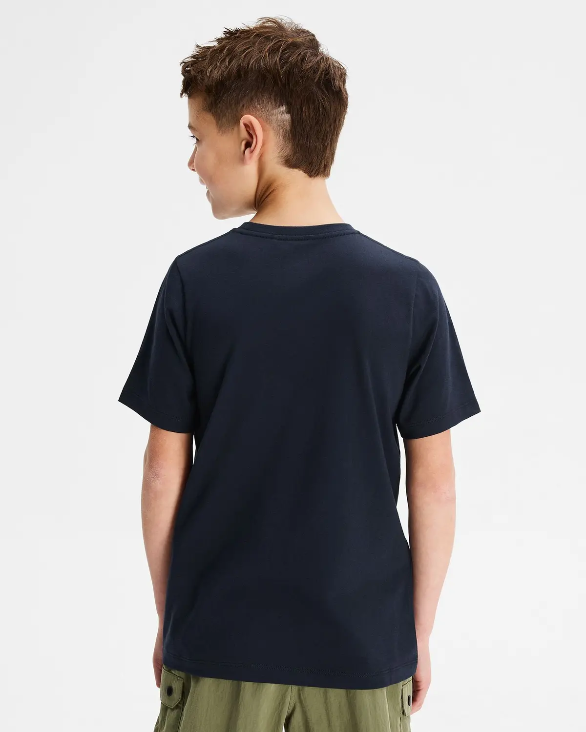 Boys' '70S Logo Organic Cotton T-Shirt - Pure Navy 2
