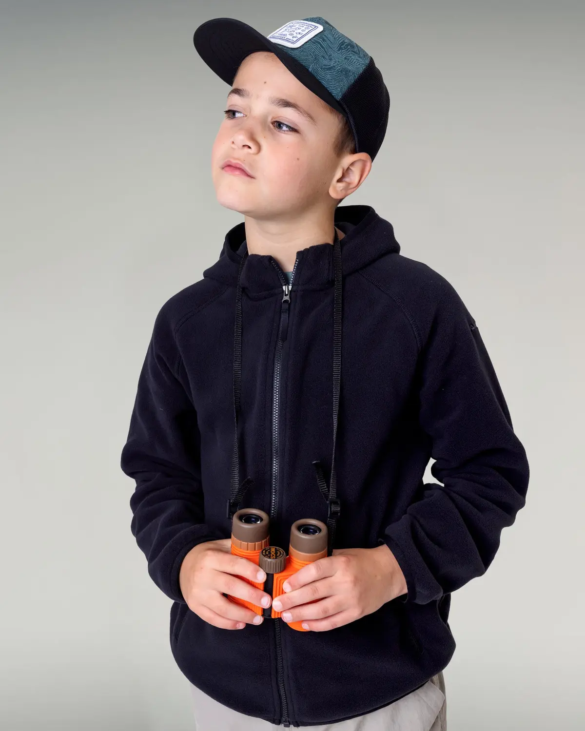 Kids Ridge 100 Primaloft Hooded Jacket - Black 1