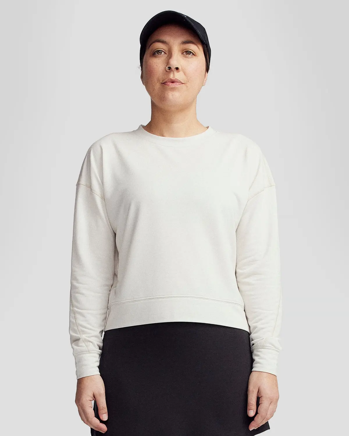 Women’S Anytime Crew Sweatshirt - Shroom Marle 1