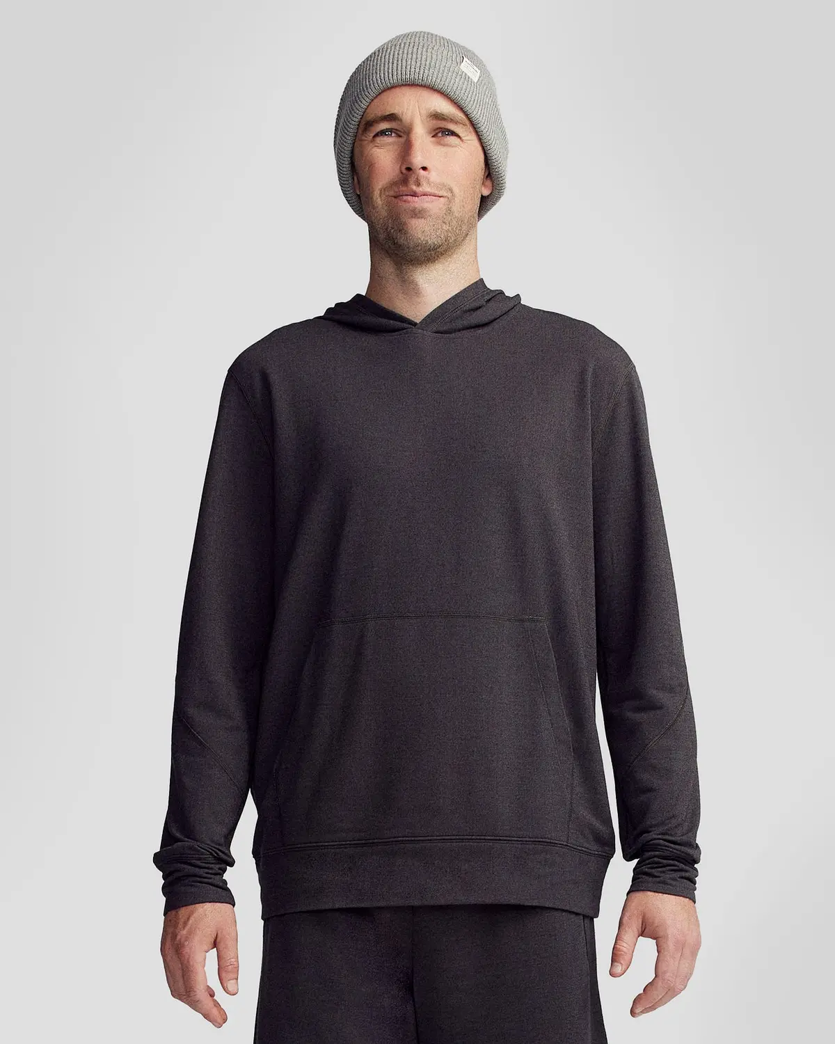 Men’S Anytime Hoodie - Charcoal Marle 1