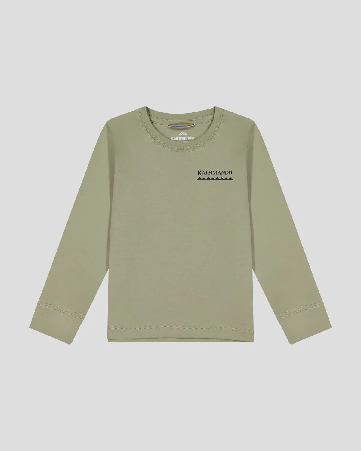 Kids' Heritage Organic Cotton Long Sleeve T-Shirt - Light Beech 4