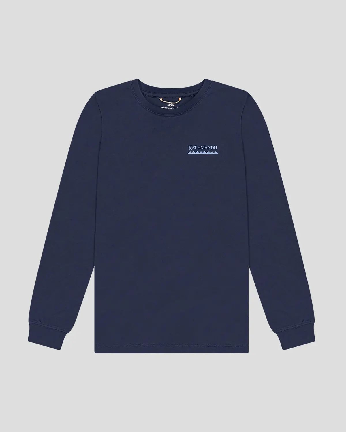 Youth Heritage Organic Cotton Long Sleeve T-Shirt - Pure Navy 4
