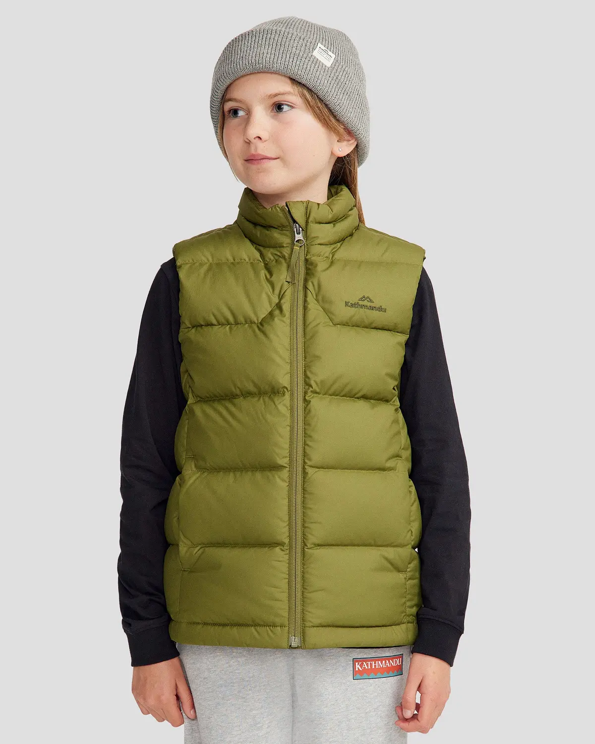 Youth's Epiq Down Vest - Dark Fern 1