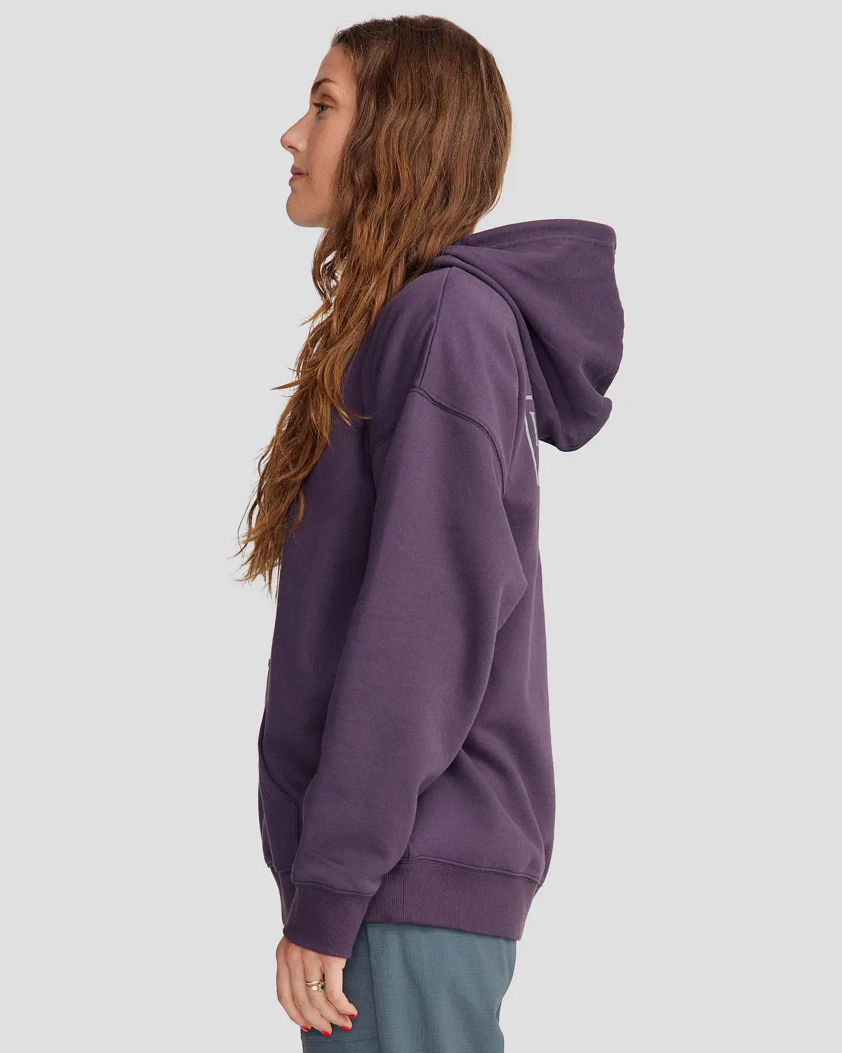 Heritage Logo Women's Slouchy Brushed Hoodie - Orbit 3