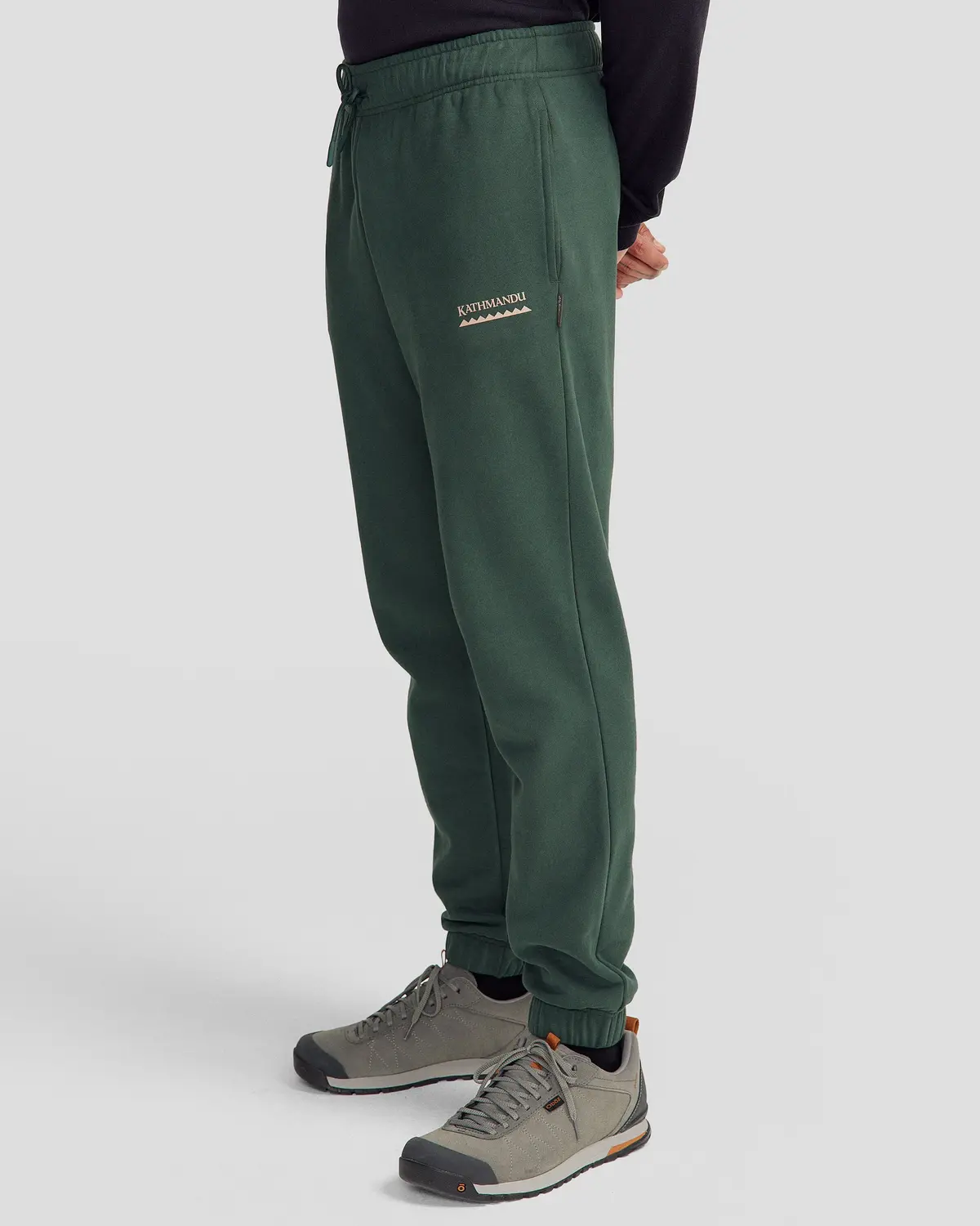Men's Heritage Logo Brushed Joggers - Deep Forest 3