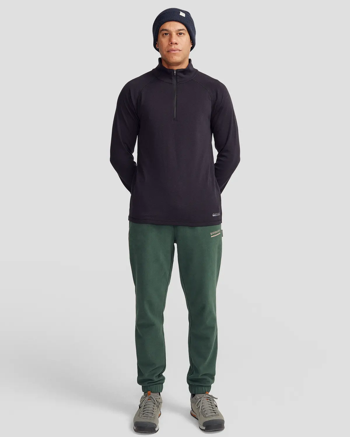 Men's Heritage Logo Brushed Joggers - Deep Forest 2