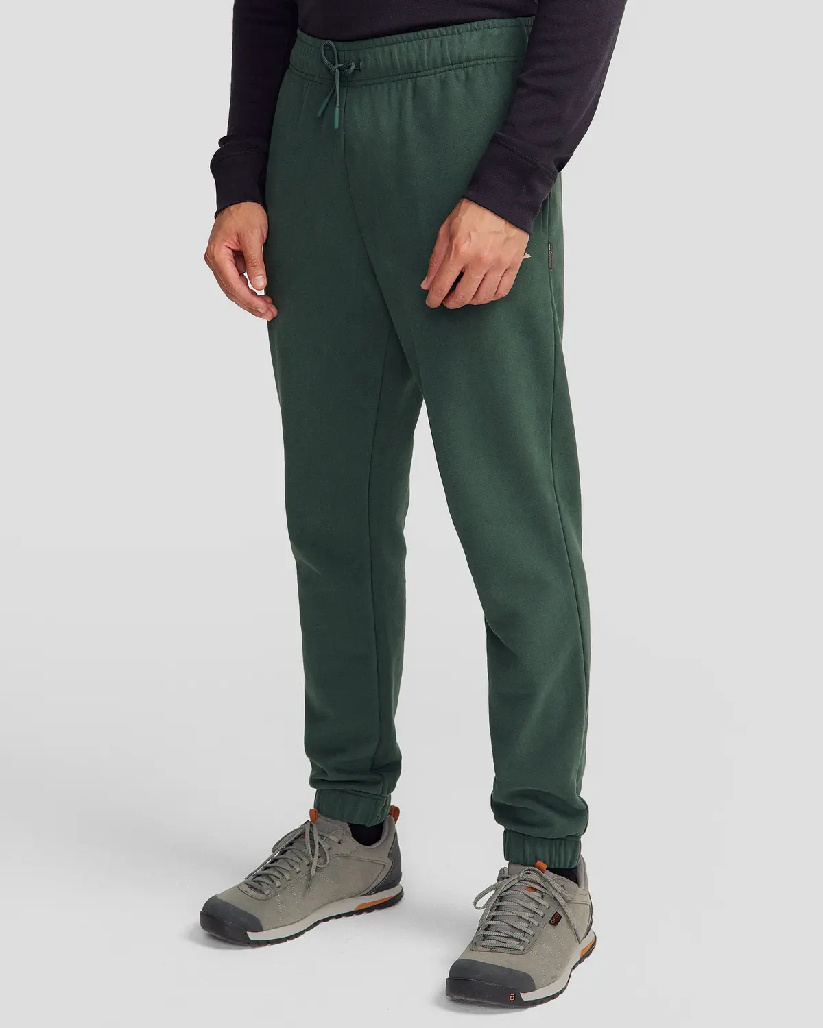 Men's Heritage Logo Brushed Joggers - Deep Forest 5