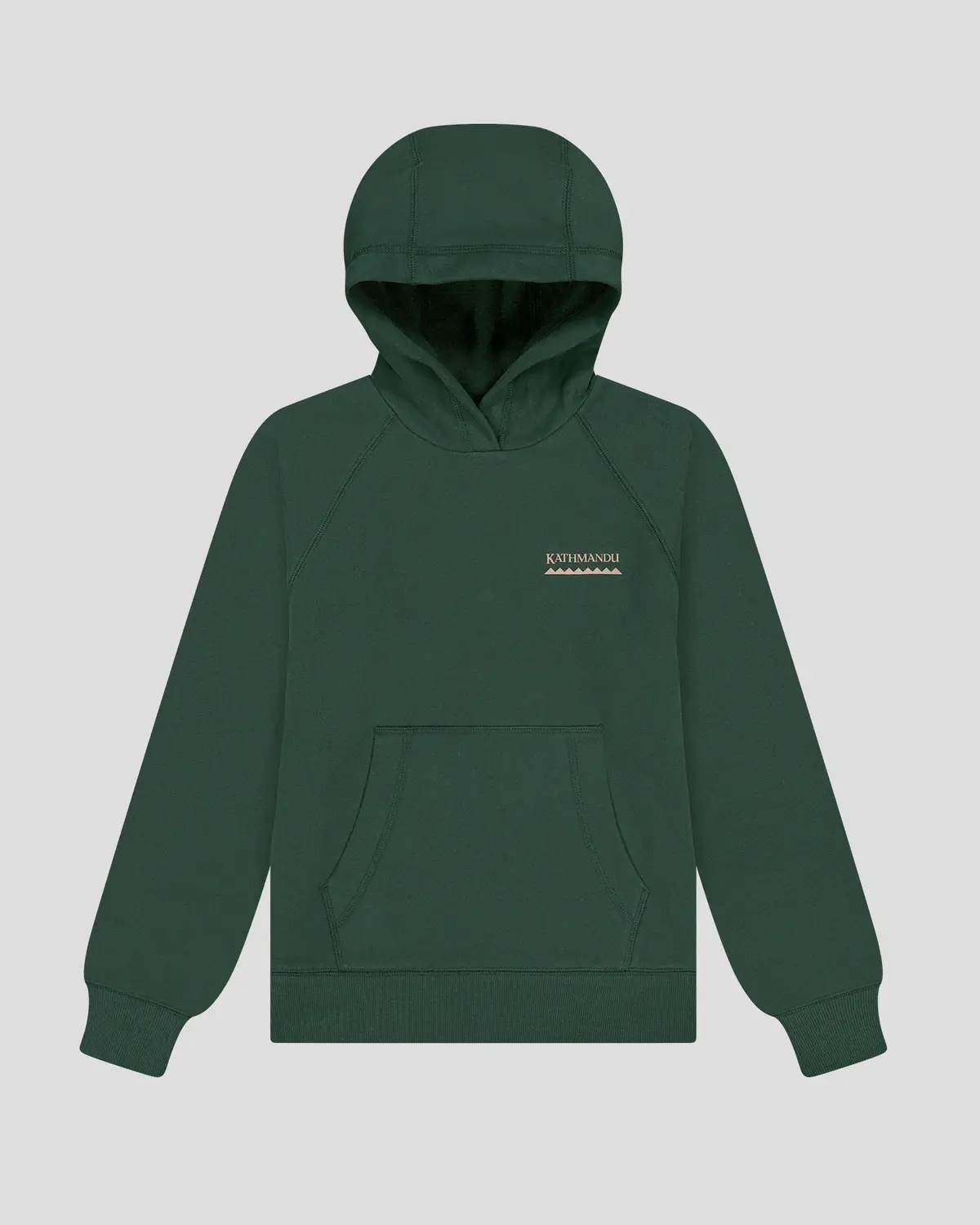 Youth Heritage Logo Brushed Hoodie - Deep Forest 1