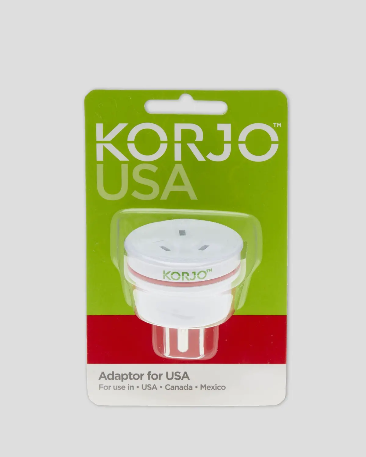 Korjo Travel Adaptor Plug Usa - White 2