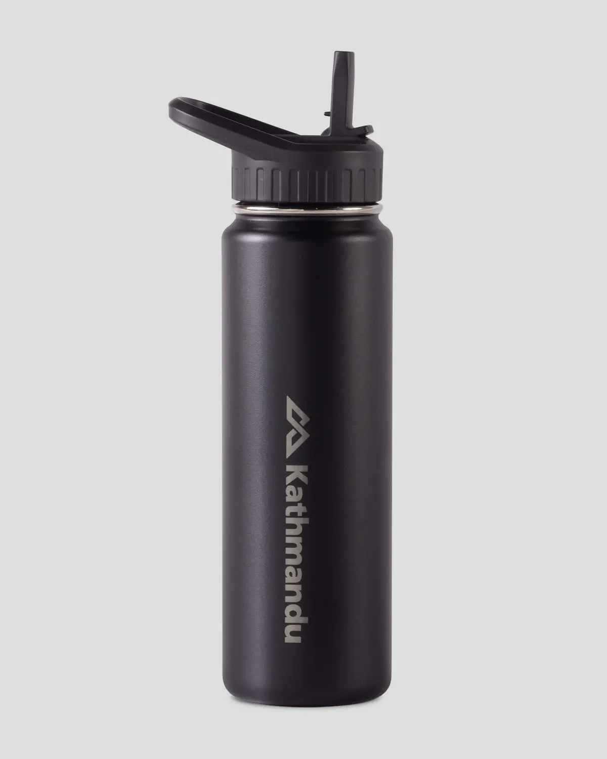 Straw Lid Insulated Bottle - 710 Ml - Black Stingray 1