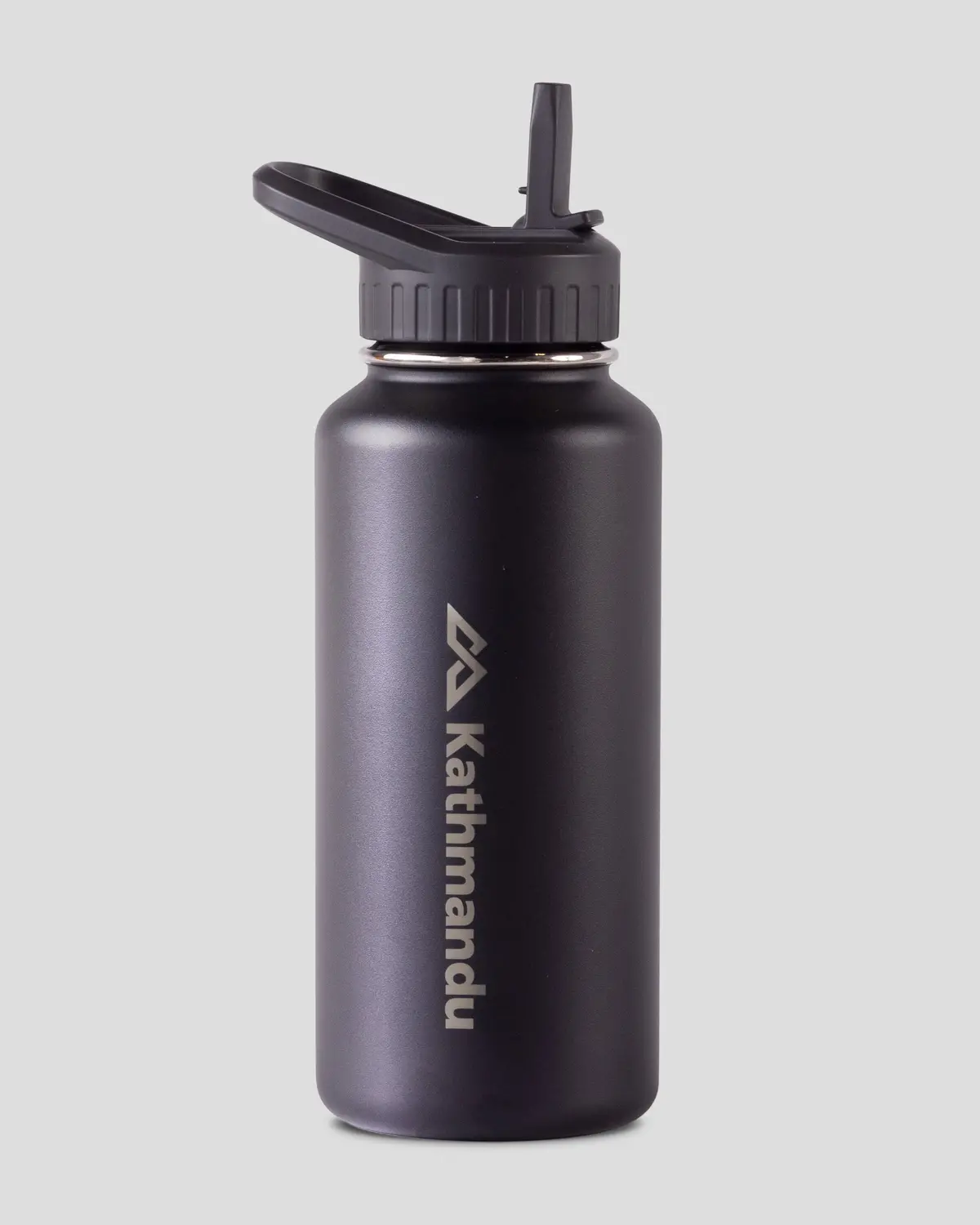 Straw Lid Insulated Bottle - 950 Ml - Black Stingray 1