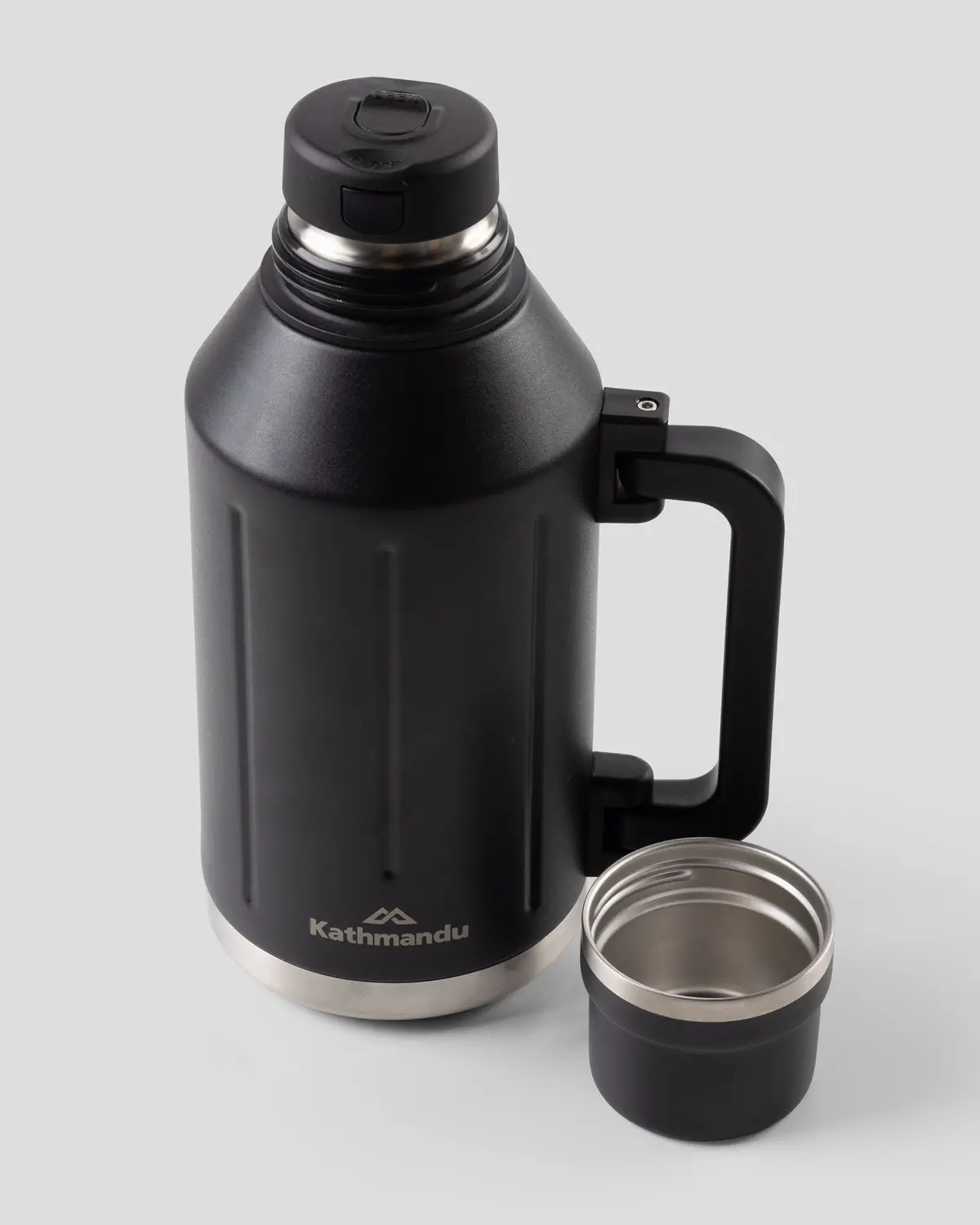 Insulated Flask With Cup - 1.2L - Black Stingray 2
